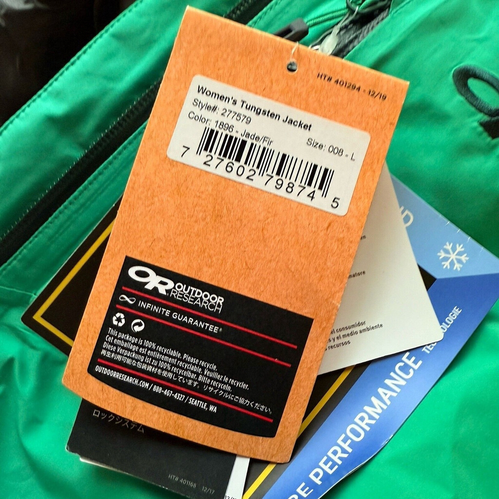 Outdoor Research Aqua and Black Ski Jacket - Picture 15 of 16
